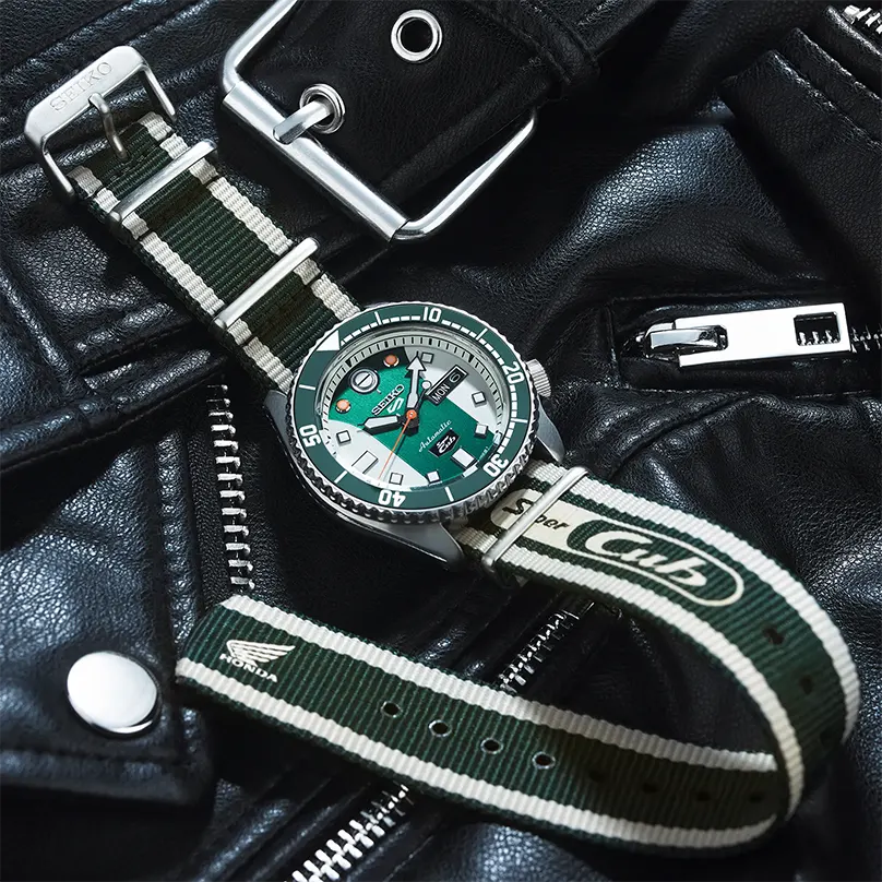 Seiko 5 Sports Honda Super Cub Limited Edition Men's watch- SRPJ49K1